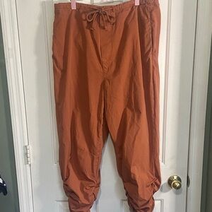 Free People Burnt Orange Joggers